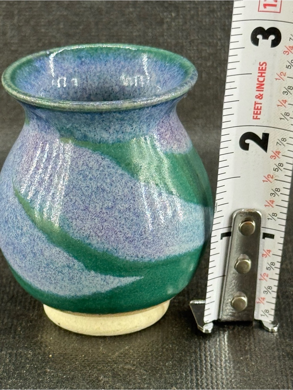 Montana Whitefish Miniature Pottery Pot 2008 - Picture 4 of 4